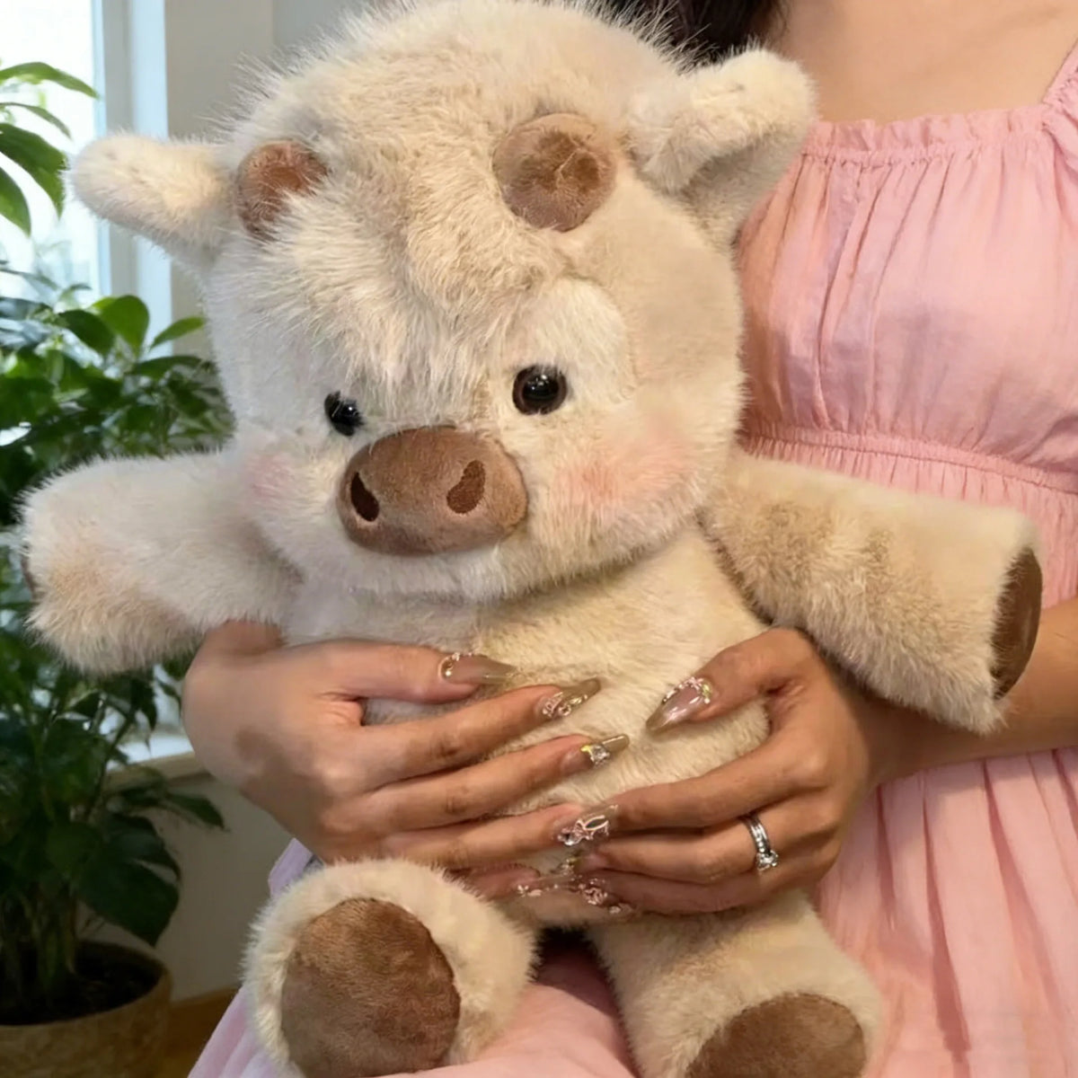 Oat Cream cow plush