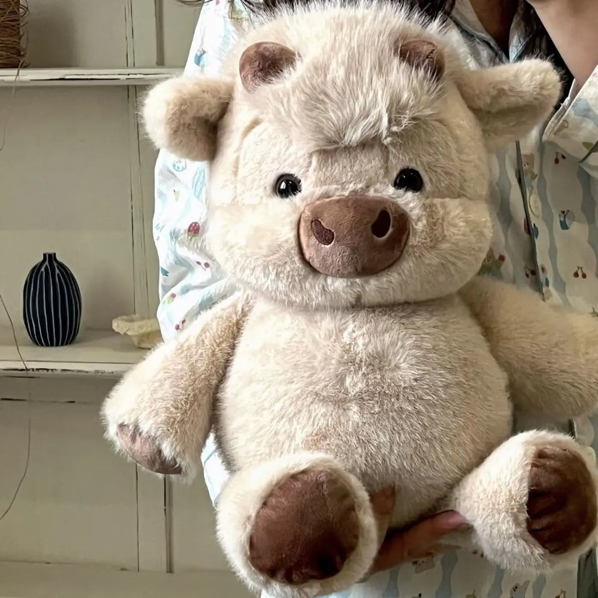 Oat Cream cow plush