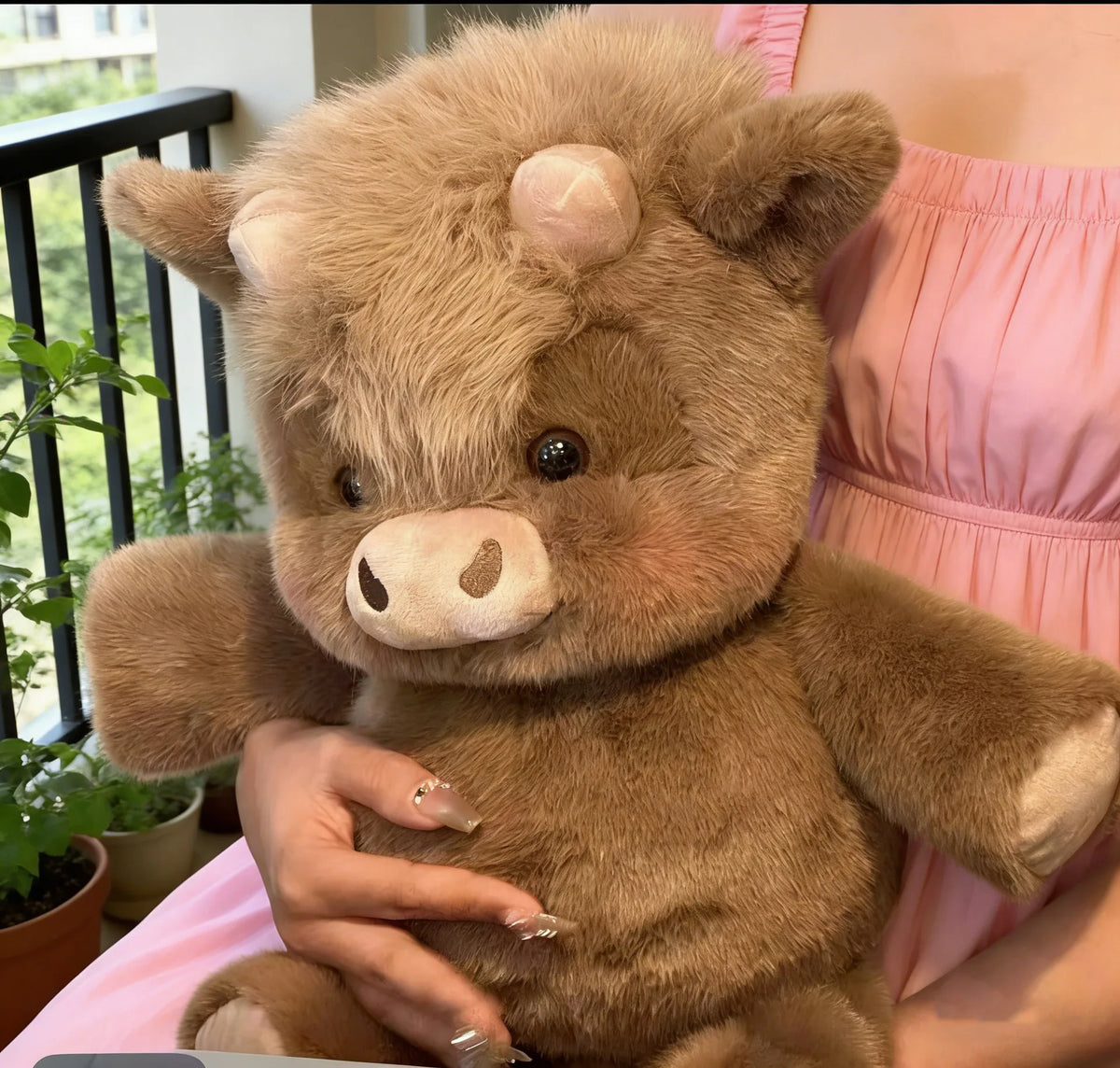 Cocoa Brown cow plush
