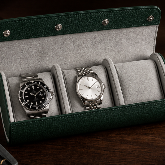 ChronoRoll open with watches – Heritage Grey-Green
