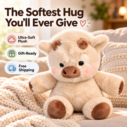 Oat Cream cow plush