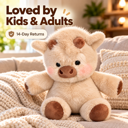 Oat Cream cow plush