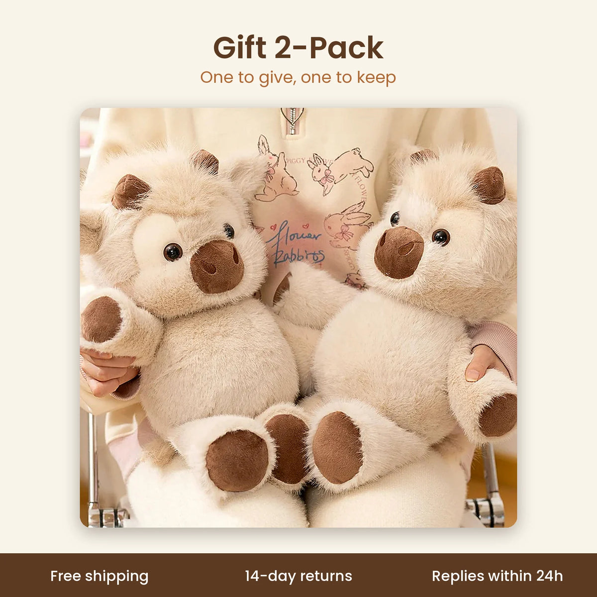 Running Highland Calf gift 2-Pack