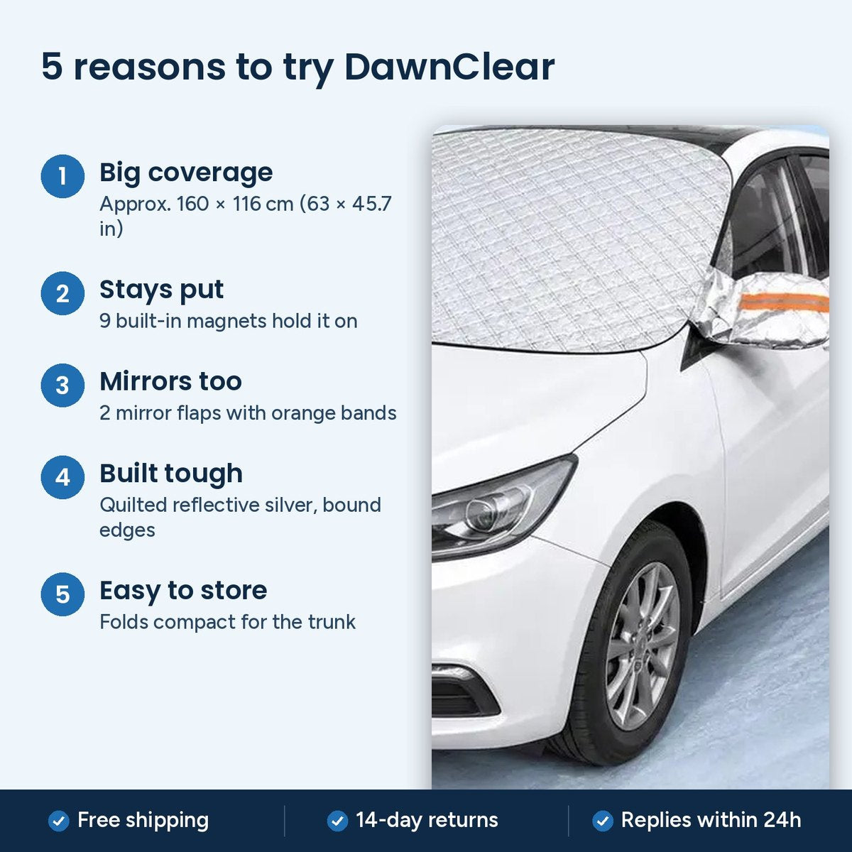 DawnClear windshield cover, image 2