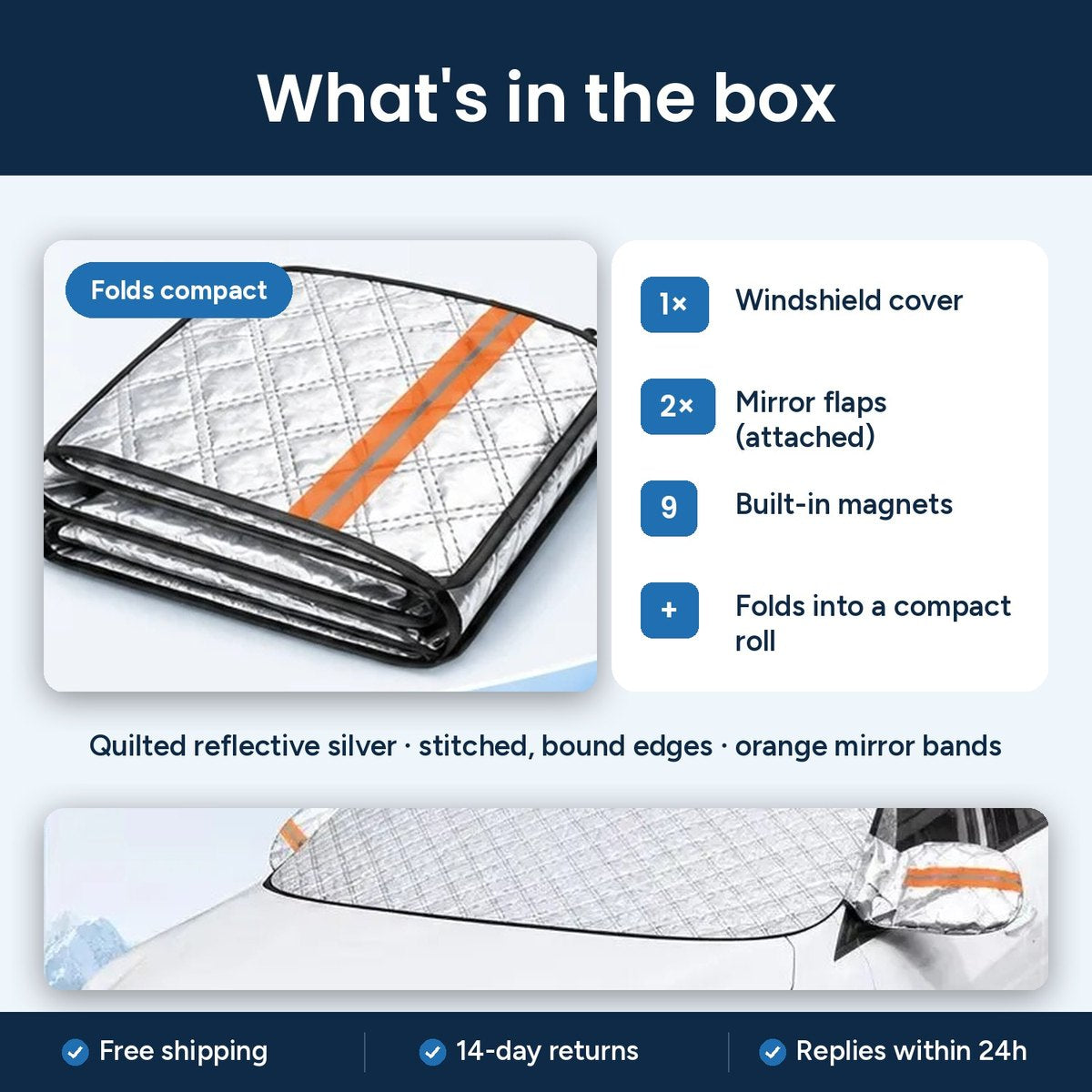 DawnClear windshield cover, image 3
