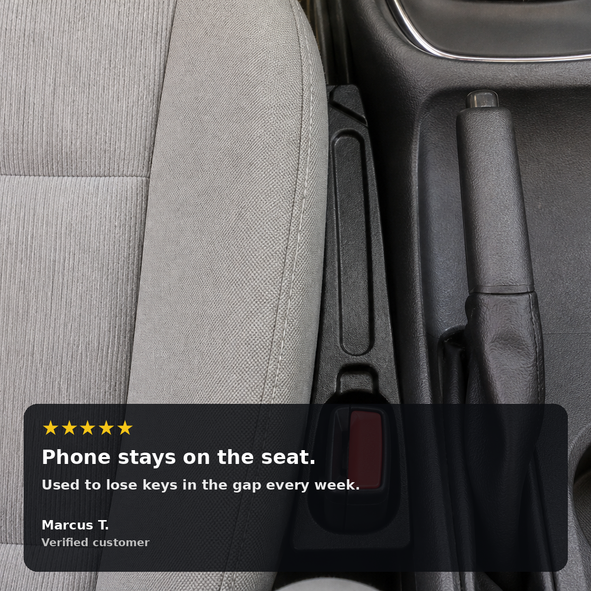 Marcus T. verified customer review of DropStop